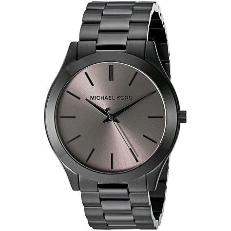 michael kors runway mens expresso chocoloate|michael kors slim runway watch.